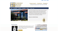 Desktop Screenshot of catholicmutual.org